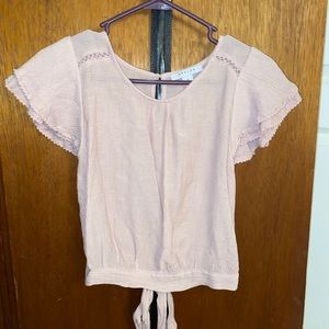 Pink boutique top